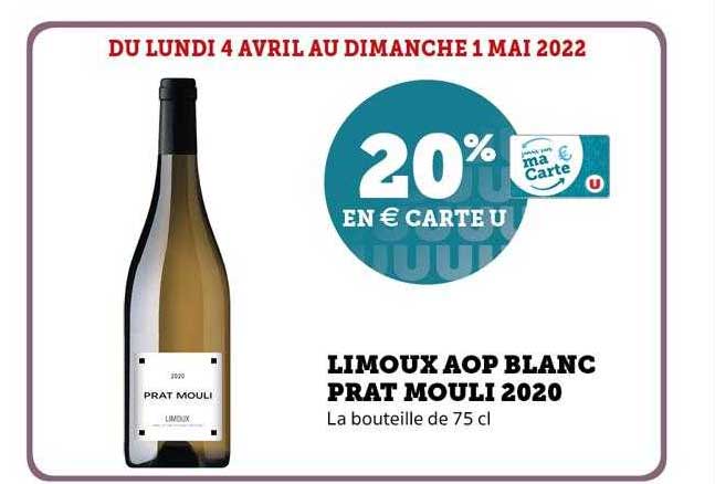 Limoux Aop Blanc Prat Mouli 2020