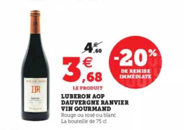 luberon aop dauvergne ranvier vin gourmand