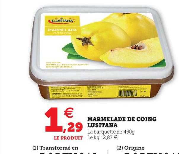 marmelade de coing lusitana