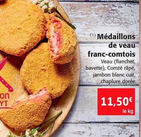 Médaillons De Veau Franc-comtois
