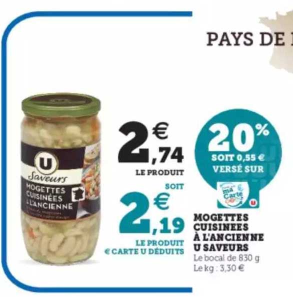 mogettes cuisinées à l'ancienne u saveurs