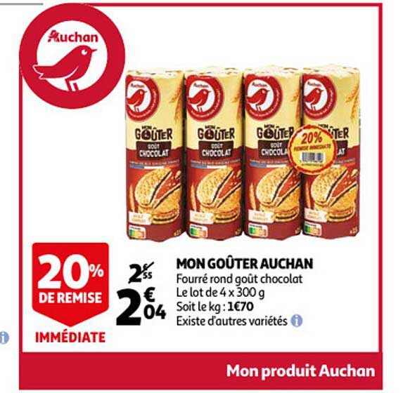 mon goûter auchan