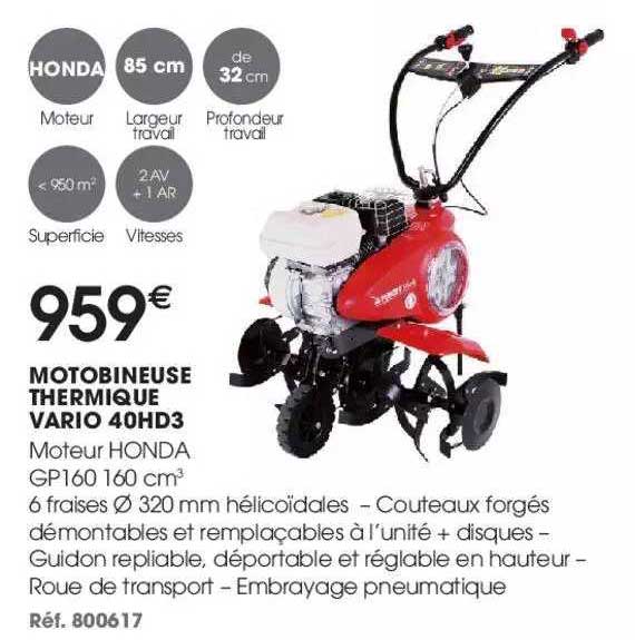 motobineuse thermique vario 40hd3