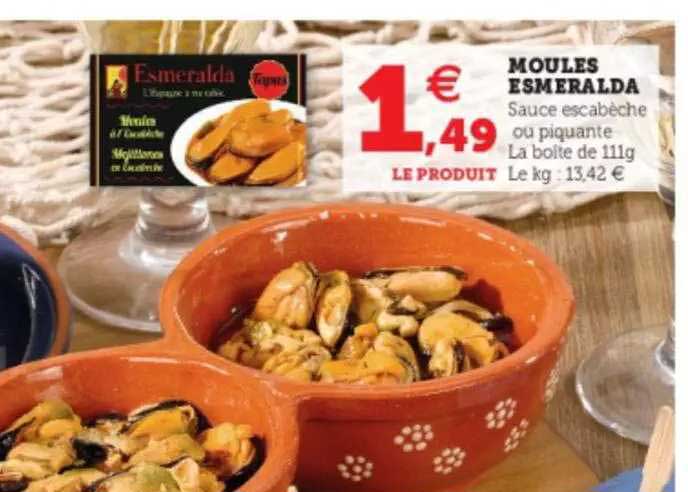 Moules Esmeralda