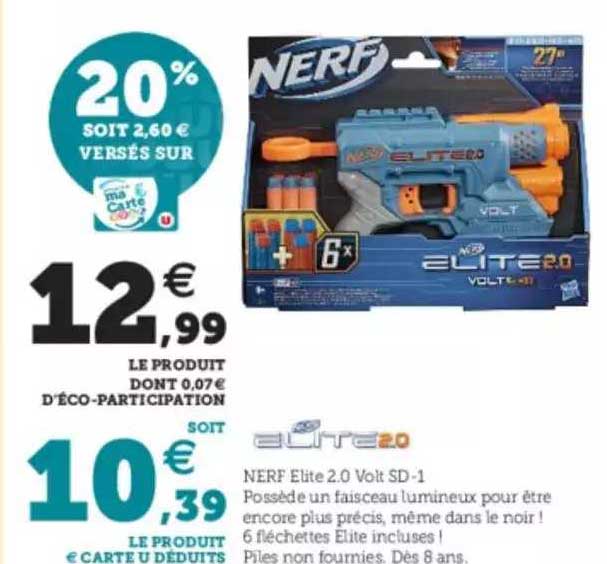 nerf elite 2.0 volt sd-1 elite 2.0