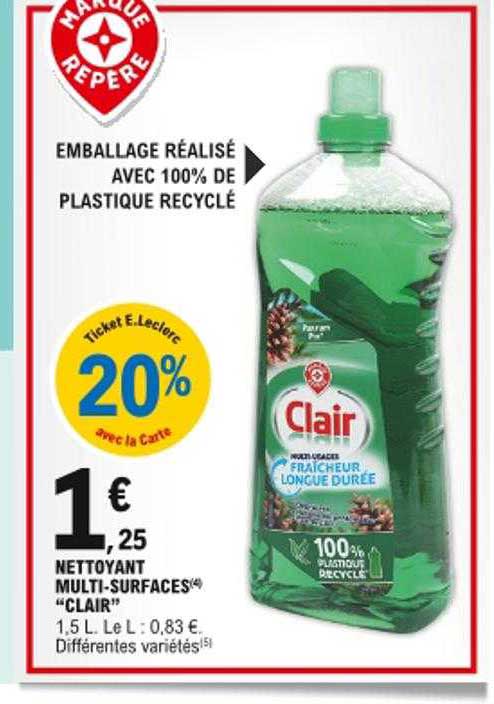 nettoyant multi-surfaces "clair"