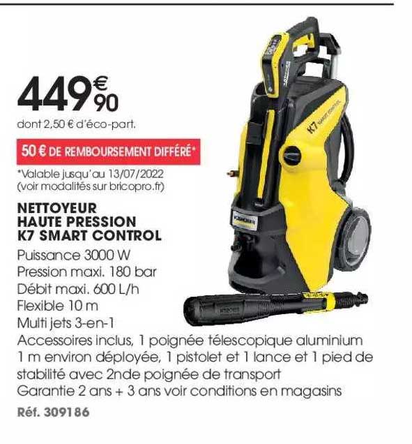 nettoyeur haute pression k7 smart control