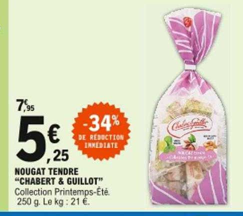 nougat tendre "chabert & guillot"