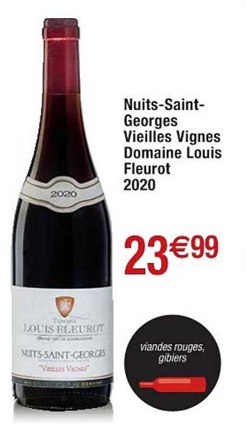 Nuits-saint-georges Vieilles Vignes Domaine Louis Fleurot 2020