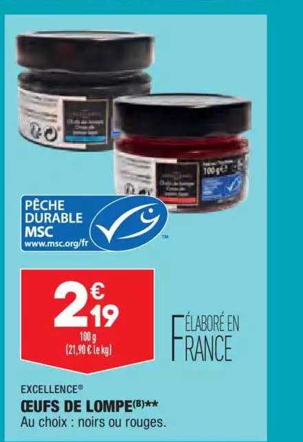 oeufs de lompe excellence