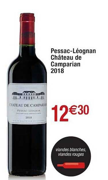 pessac-léognan château de camarian 2018