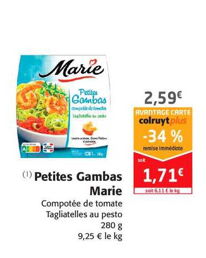 petites gambas marie