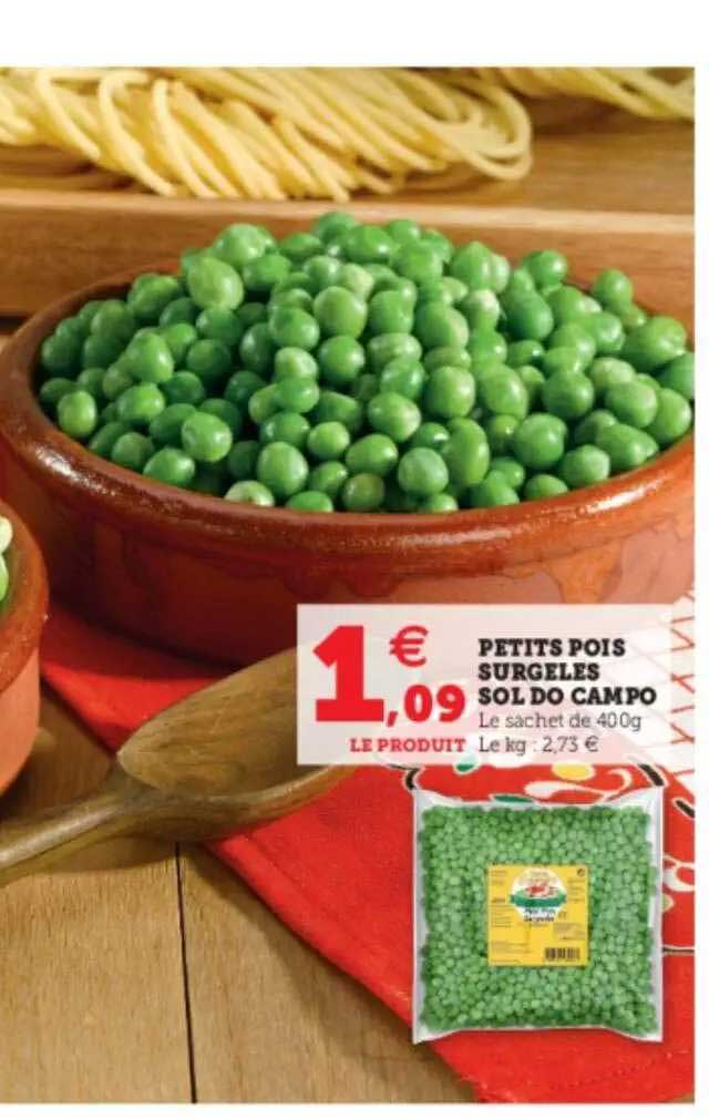 petits pois surgelés sol do campo