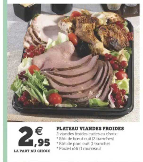 plateau viandes froides