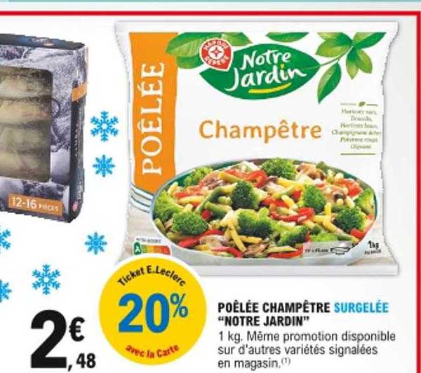 poêlée champêtre "notre jardin"