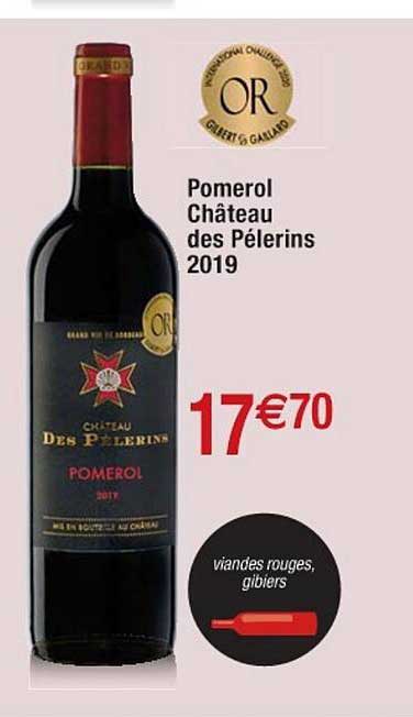 pomerol château des pélerins 2019
