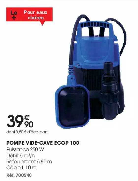 pompe vide-cave ecop 100