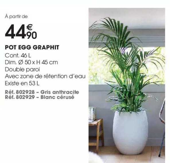 pot egg graphit