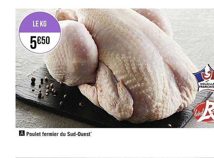 poulet fermier du sud-ouest