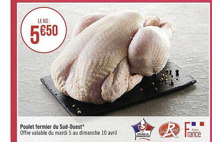 poulet fermier du sud-ouest