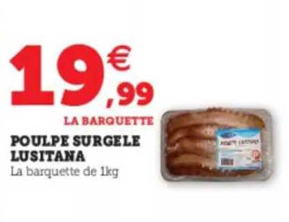 poulpe surgelé lusitana