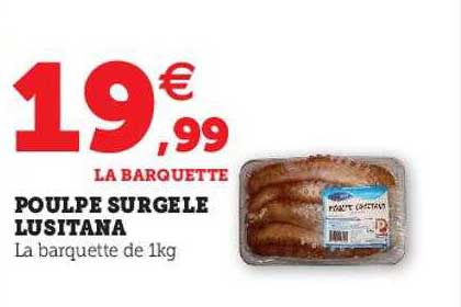 poulpe surgelé lusitana