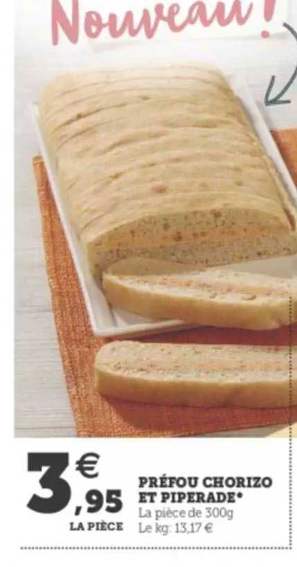 préfou chorizo et piperade