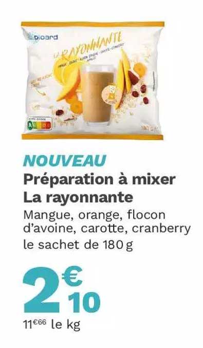 préparation à mixer la rayonnante