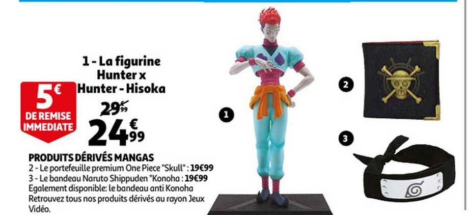 produits dérivés mangas : la  figurine hunter x hunter - hisoka