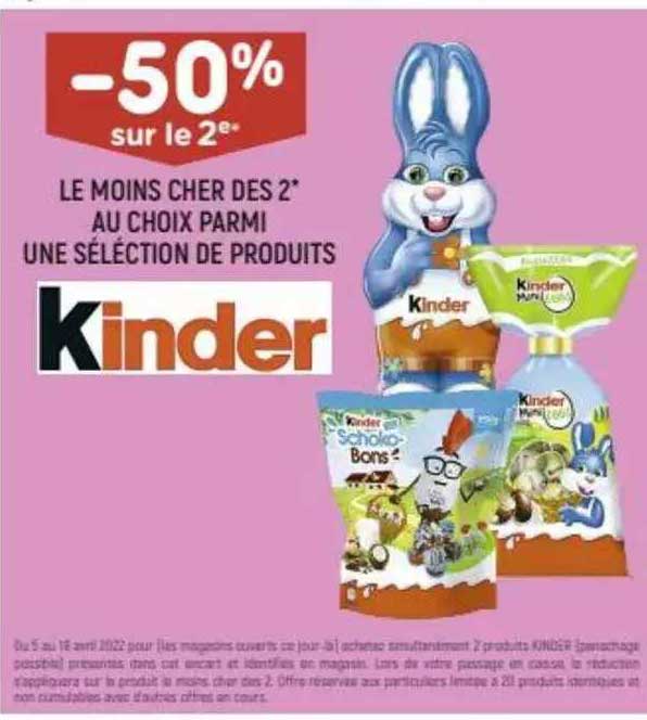 Produits Kinder