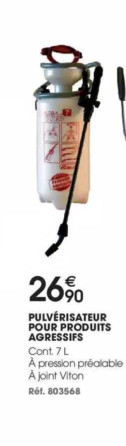 pulvérisateur pour produits agressifs