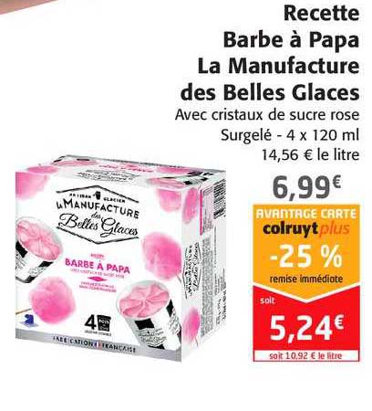 recette barbe à papa la manufacture des belles glaces