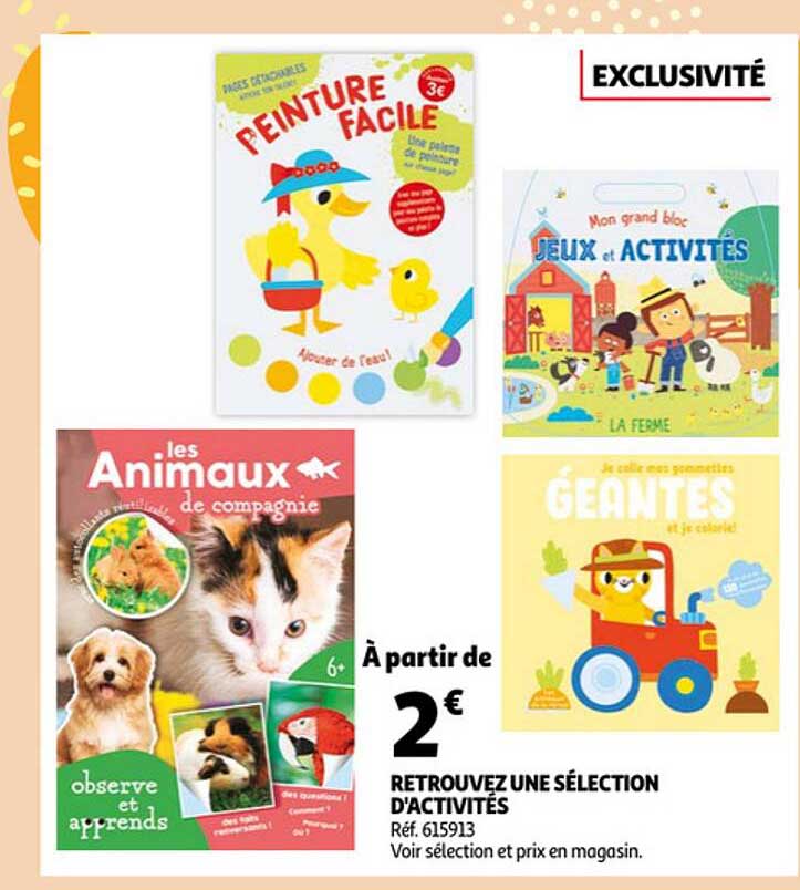 retrouvez une sélection d'activités