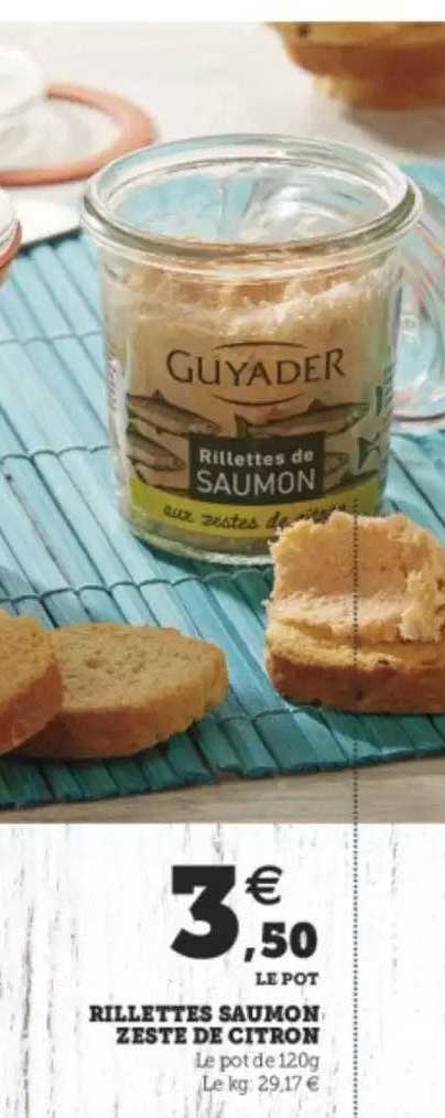 rillettes saumon zeste de citron