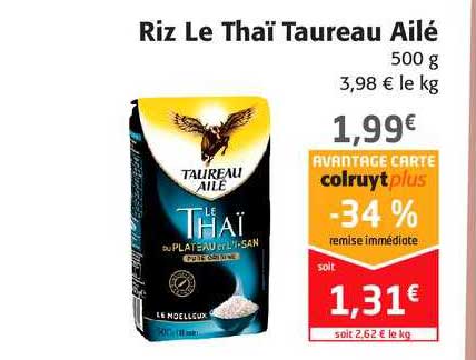 Riz Le Thaï Taureau Ailé
