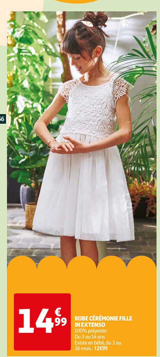 robe cérémonie fille in extenso