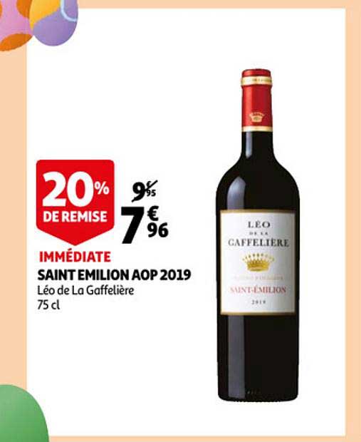 saint émilion aop 2019 léo de la gaffelière