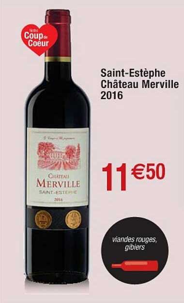 saint-estèphe château merville 2016