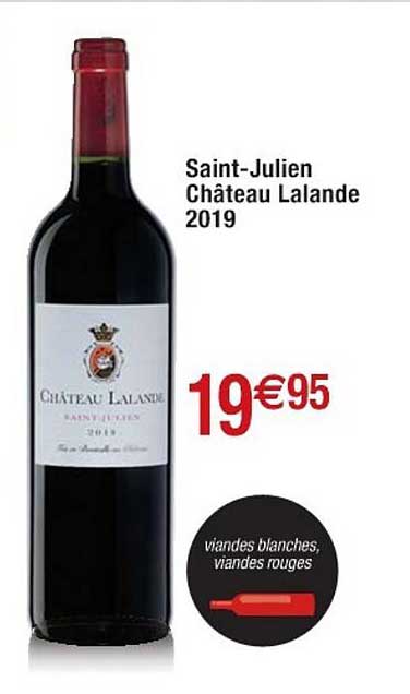 saint-julien château lalande 2019