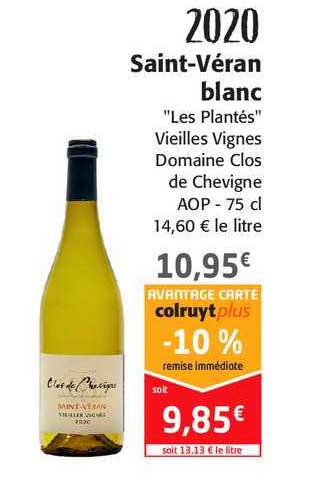 saint-véran blanc "les planté" 2020