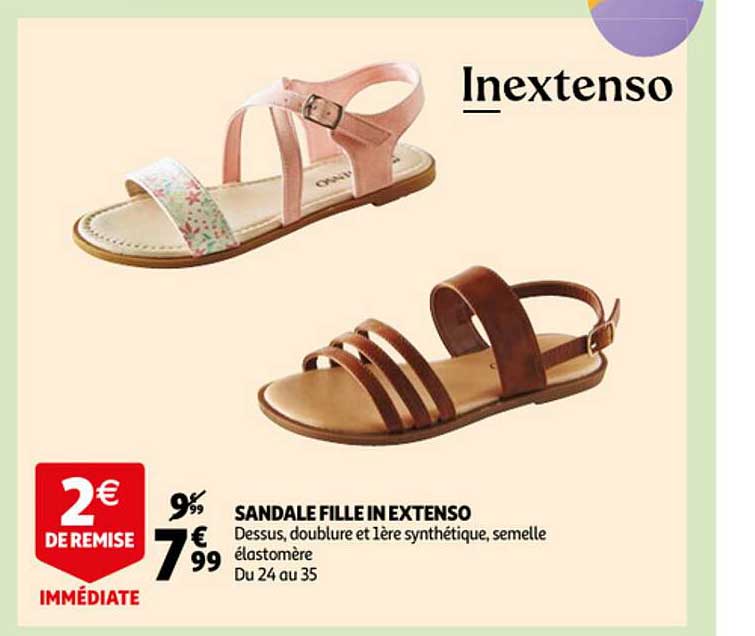 sandale fille in extenso