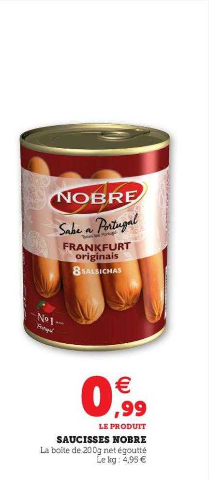 saucisses nobre