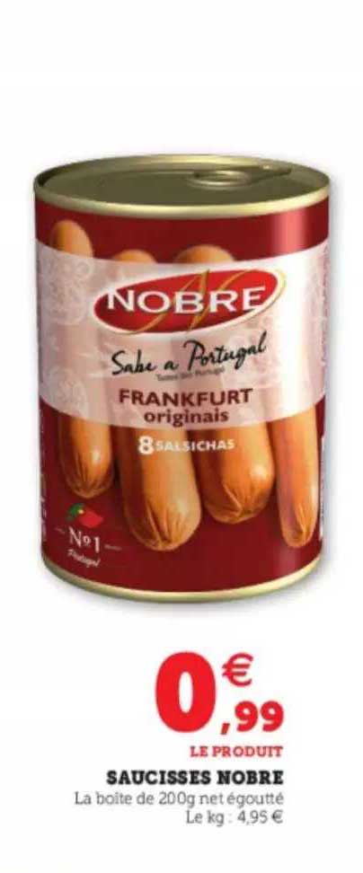 saucisses nobre