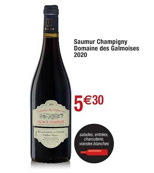saumur champigny domaine des galmoises 2020
