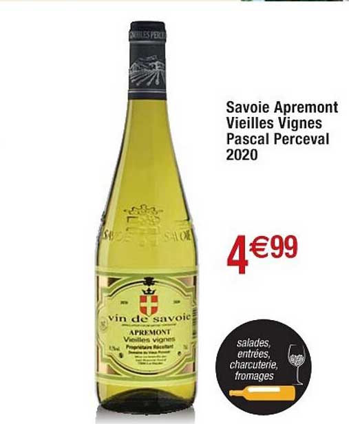savoie apremont vieilles vignes pascal perceval 2020