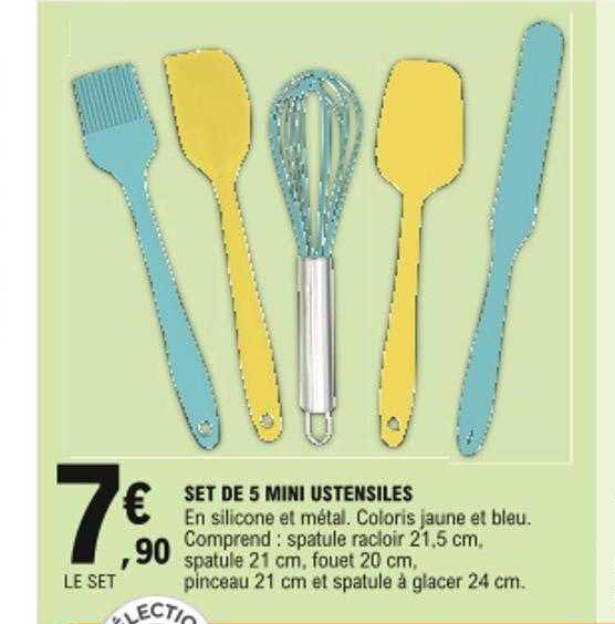 Set De 5 Mini Ustensiles
