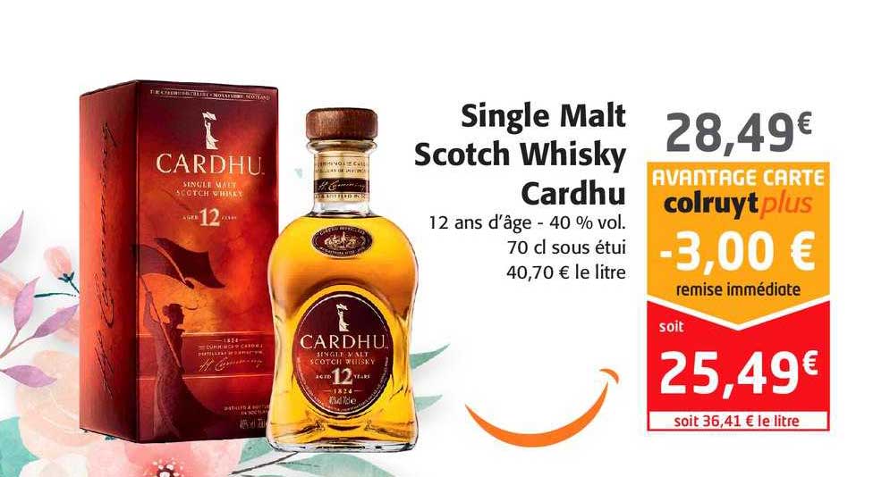 single malt scotch whisky cardhu