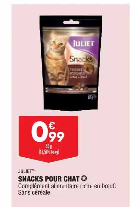 Snacks Pour Chat Juliet