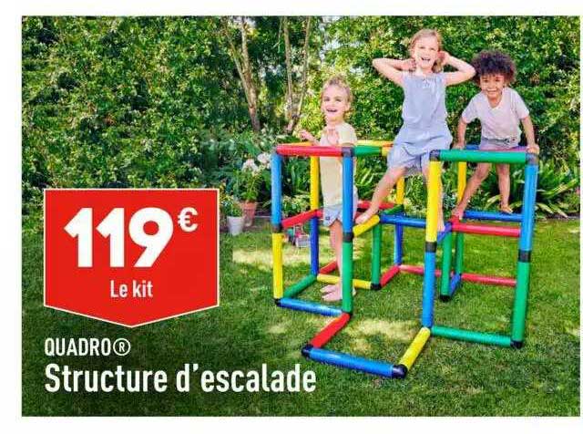 structure d'escalade quadro