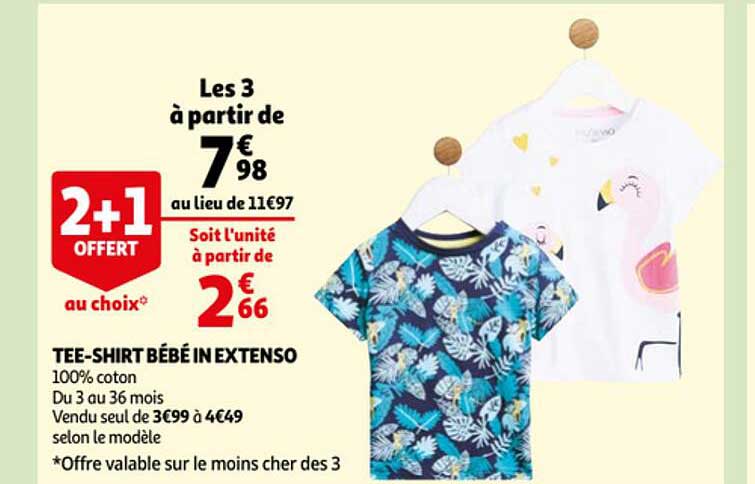 tee-shirt bébé in extenso